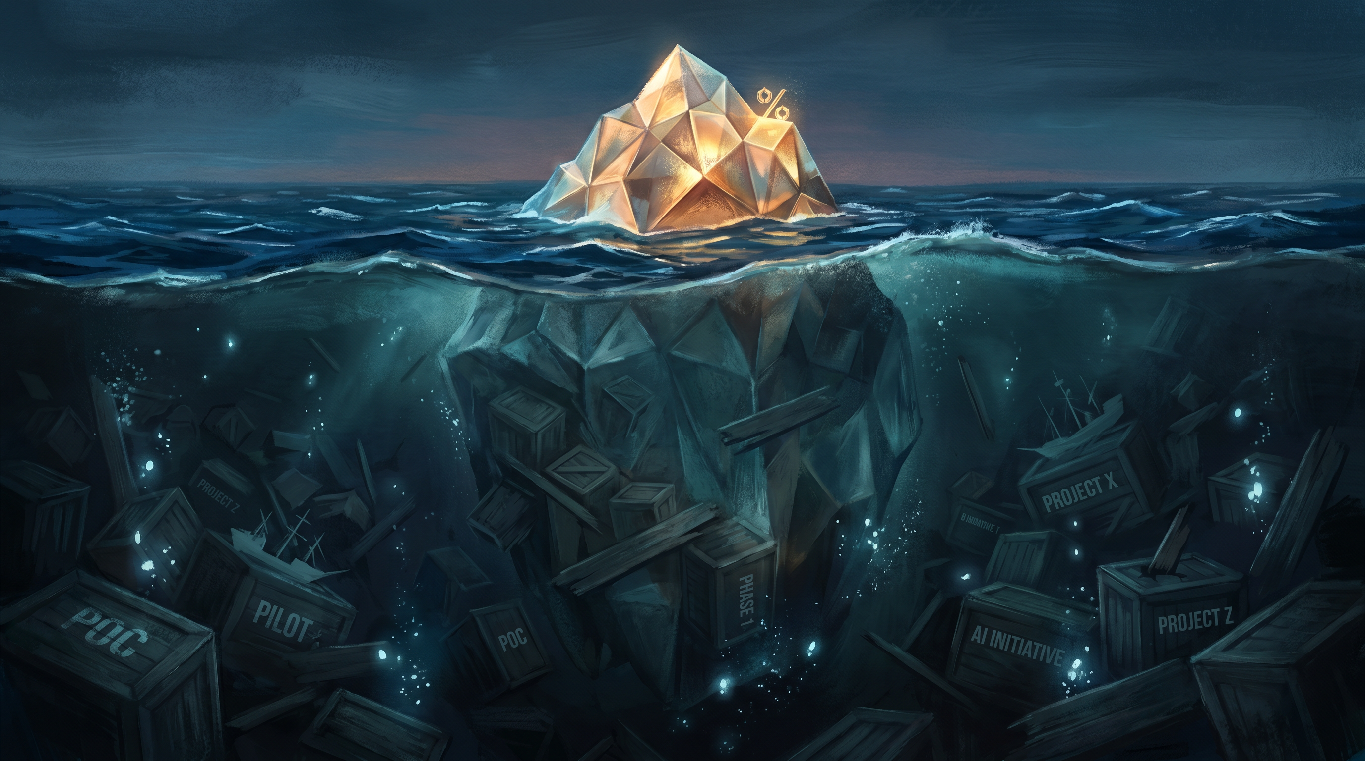 5% vs 95% - the iceberg